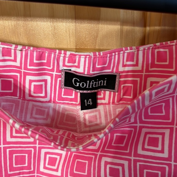 COPY - Beautiful pink and white Golftini Golf Skort - Picture 4 of 4
